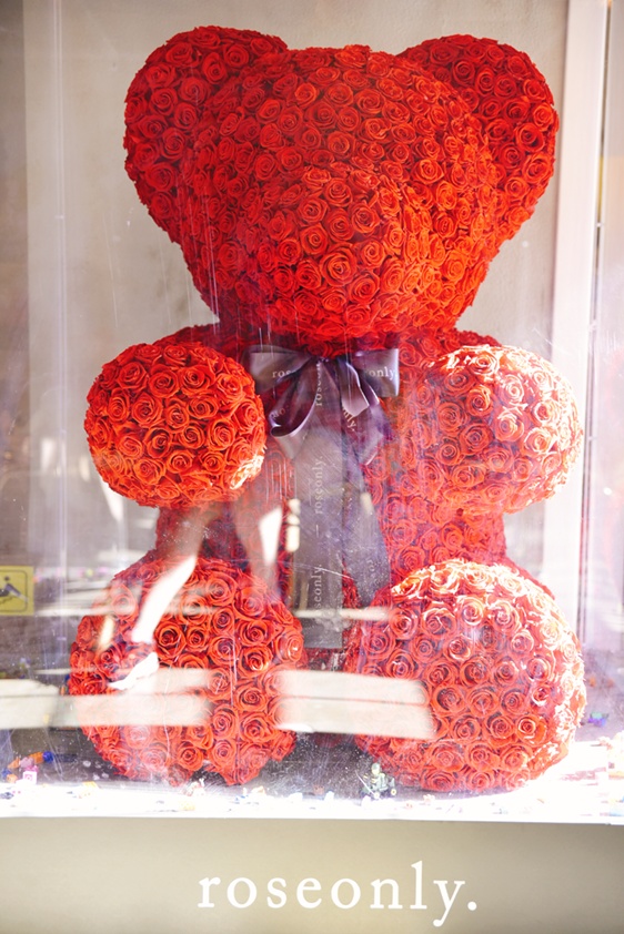 roseonly玫瑰巨熊在w等你来!