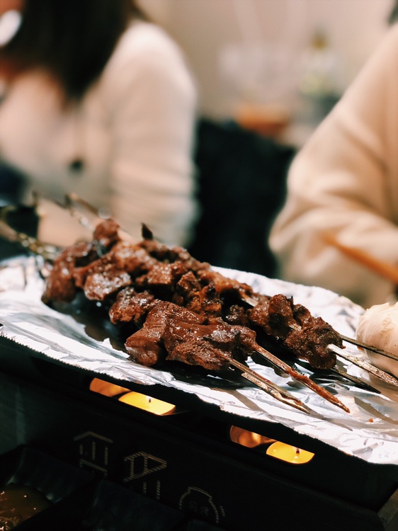 想和你在冬天一起吃烤串