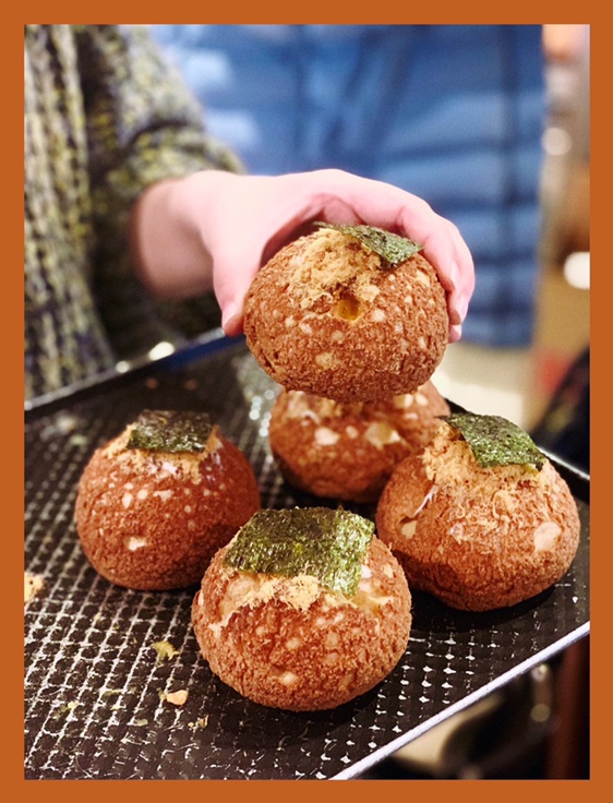 肉松咸蛋黄口味终于也被西树泡芙拿下了!